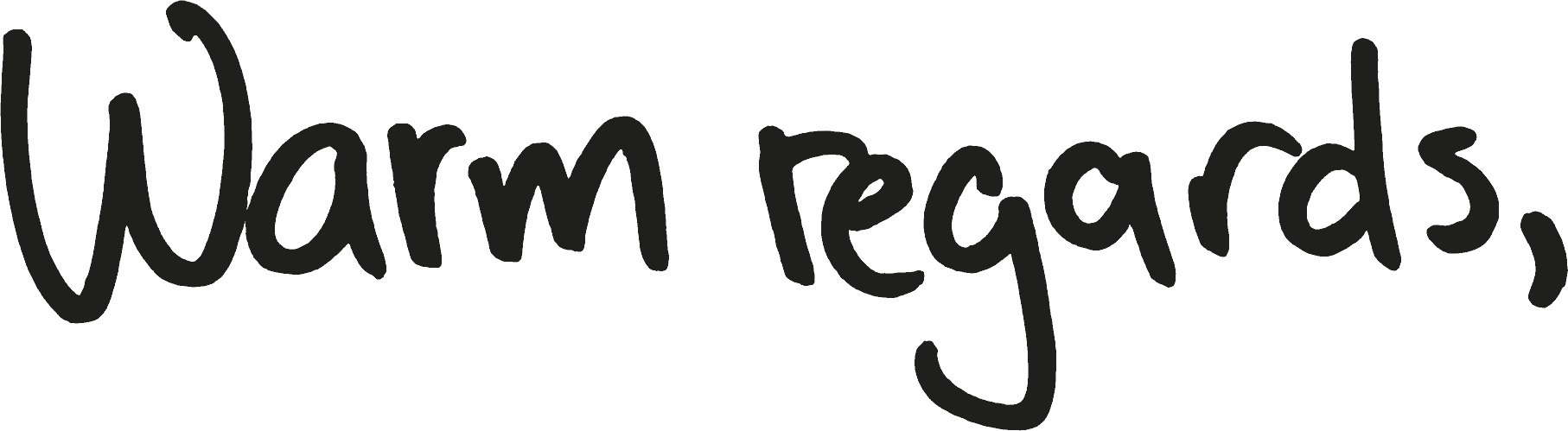 Warm regards,